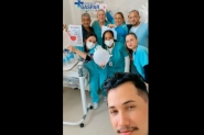 Paciente internado no Hospital de Gaspar ganha festa de aniversário