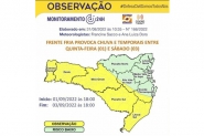 Frente fria avança e Santa Catarina tem risco de temporais