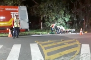 Jovem fica ferido em acidente de moto na Margem Esquerda, em Gaspar
