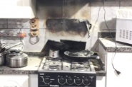 Princpio de incndio atinge casa no Santa Terezinha, em Gaspar