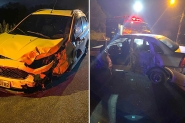 Coliso entre carros deixa dois feridos na Rodovia Jorge Lacerda, em Ilhota