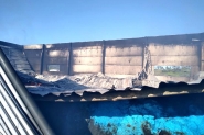 Empresa t�xtil � destru�da em inc�ndio no bairro Bateias, em Gaspar