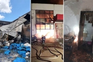 Em cinco dias, duas empresas e uma casa são destruídas por incêndios em Gaspar
