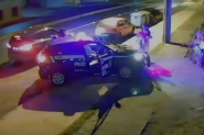 Vídeo mostra policial salvando bebê engasgado e sem respirar em Blumenau