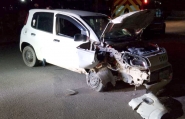 Acidente entre carro e moto deixa homem ferido no Pocinho, em Ilhota