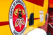 Incêndio atinge casa no bairro Barracão, em Gaspar