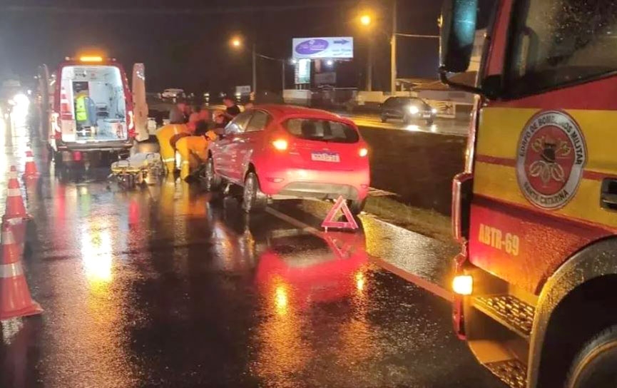 Homem é atropelado três vezes na BR-470, em Luiz Alves, e morre no hospital