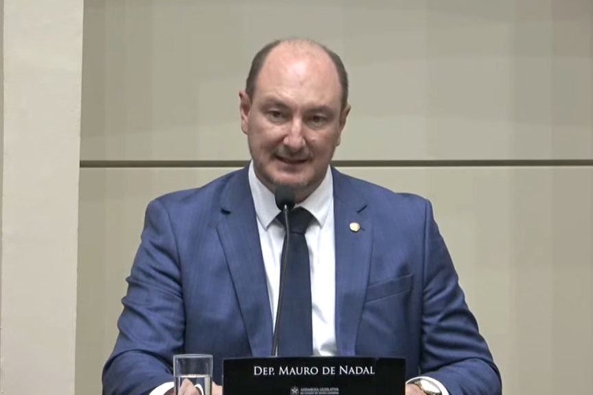 Mauro de Nadal (MDB) é eleito presidente da Assembleia Legislativa de SC