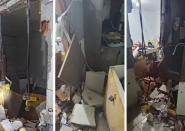 Rede de gás explode em residencial em Brusque e apartamentos ficam destruídos