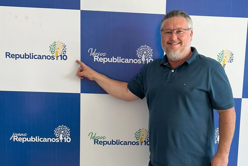 Empresário Oberdan Barni é pré-candidato a prefeito de Gaspar pelo Republicanos