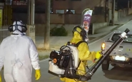 Secretaria de Saúde de Gaspar aplica inseticida em ruas do Bela Vista nesta quinta