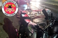 Homem é hospitalizado após acidente entre carro e moto no Bela Vista, em Gaspar