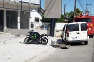 Homem fica gravemente ferido após ser projetado e bater contra parede de loja no Centro de Ilhota