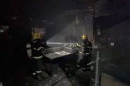Inc�ndio atinge andar de pr�dio no Centro de Gaspar