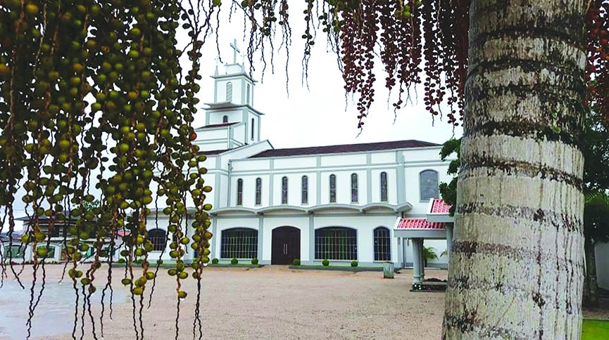 Cartes  venda para a feijoada da Comunidade Santa Clara, em Gaspar