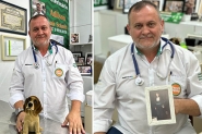 Veterinário Adilson Schmitt comemora quatro anos de atendimento na filial da Trinca Ferro