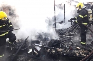 Incêndio destrói casa no bairro Sete de Setembro, em Gaspar