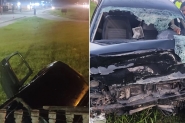 Homens morrem após carro colidir contra mureta de concreto na BR-101, em Balneário Camboriú