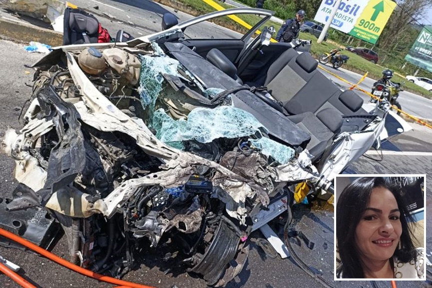 Morre no hospital motorista que colidiu de frente com ônibus em Itajaí; vítima era professora