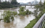 Rio entra em alerta máximo em Blumenau e deve atingir 9,5m às 5h de quinta