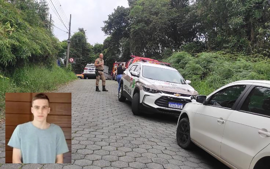 Jovem de Gaspar que estava desaparecido  encontrado morto em trilha
