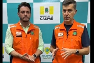 Rio deve atingir pico máximo de 6,5m na madrugada de sábado em Gaspar