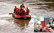Corpo de pai que caiu no rio aps canoa virar em Indaial  encontrado; filho continua desaparecido