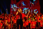 Espetáculo de Natal na escadaria da Igreja Matriz de Gaspar é prorrogado