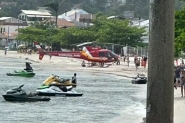 Mulher perde o pé em acidente com jet ski no Litoral de SC