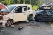 Acidente entre trs carros deixa nove pessoas feridas em Blumenau