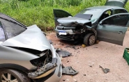 Coliso frontal deixa quatro pessoas feridas no Gaspar Grande