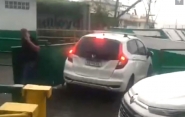 Tentativa de atropelamento e confuso so registradas no ferry boat em Itaja