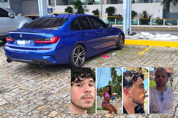 Dois homens so indiciados pela morte de quatro jovens dentro de BMW estacionada em BC
