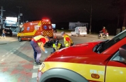 Piloto de moto é hospitalizado após acidente no Bela Vista, em Gaspar