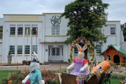 Magia da P�scoa invade pra�a no Centro de Gaspar