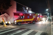 Três pessoas são hospitalizadas após colisão entre motos no Coloninha, em Gaspar