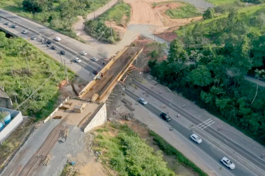 Trecho da BR-470 funciona no sistema 'siga e pare' até sábado em Gaspar