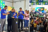 Governador visita Gaspar e apoia pr-candidatura de Koerich/Althoff