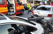 Acidente de moto deixa jovem ferido no Centro de Gaspar