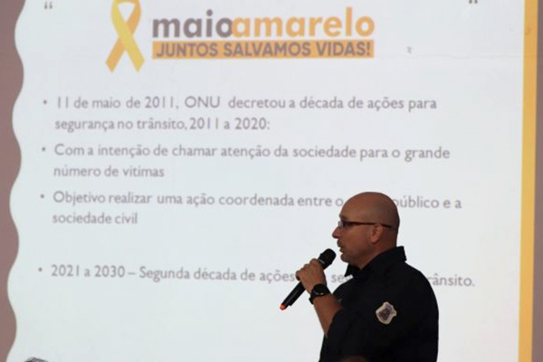 Confira a programação da campanha 'Maio Amarelo' em Gaspar