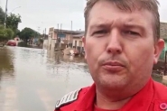 Comandante dos bombeiros voluntários de Ilhota compartilha trabalho realizado no RS