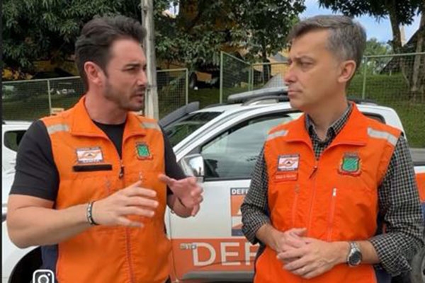 Wan-Dall e Brick coordenam ajuda humanitária de Gaspar para o RS