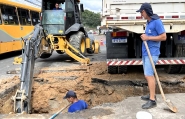 Samae troca bomba no bairro Bateias e moradores podem ficar sem água nesta quinta