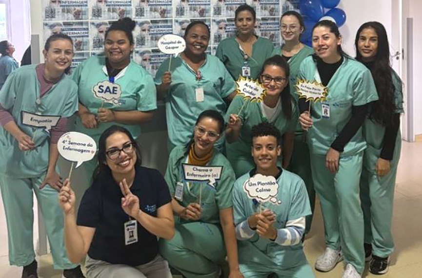 Hospital de Gaspar promove 4ª Semana da Enfermagem com eventos de integração
