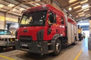 Caminh�o de combate a inc�ndio dos bombeiros de Ilhota fica fora de opera��o e sem previs�o de retorno