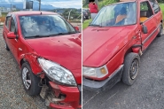 Motorista sem habilita��o causa acidente na Ivo Silveira, em Gaspar