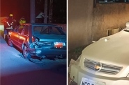 Colisão entre carros é registrada no bairro Ilhotinha, em Ilhota; danos foram apenas materiais