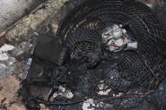 Ventilador utilizado para refrescar cão pega fogo no Belchior, em Gaspar