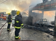 Tragédia em Ilhota: três casas são completamente destruídas por incêndio