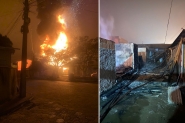 Mais quatro casas são totalmente destruídas por incêndio em Ilhota